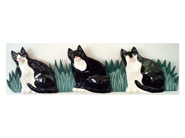 Cats in the Grass Plaque
